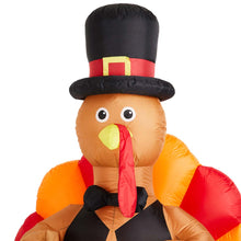 Load image into Gallery viewer, 8ft Lighted Inflatable Turkey Décor