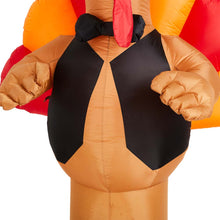 Load image into Gallery viewer, 8ft Lighted Inflatable Turkey Décor