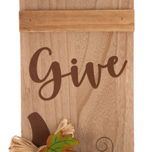 Load image into Gallery viewer, 42.00"H Thanksgiving Wooden Pumpkin Porch Sign Board