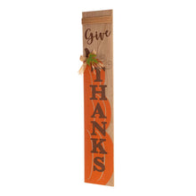 Load image into Gallery viewer, 42.00"H Thanksgiving Wooden Pumpkin Porch Sign Board