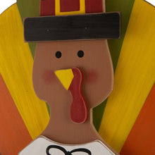 Load image into Gallery viewer, 40.00“H Thanksgiving Wooden Turkey Porch Decor