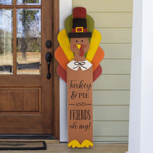 Load image into Gallery viewer, 40.00“H Thanksgiving Wooden Turkey Porch Decor