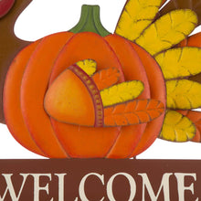 Load image into Gallery viewer, 30.00"H Thanksgiving Metal Turkey Yard Stake/Hanging Wall Decor (Two Function)