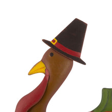 Load image into Gallery viewer, 30.00"H Thanksgiving Metal Turkey Yard Stake/Hanging Wall Decor (Two Function)