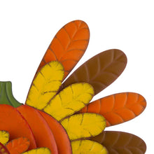 Load image into Gallery viewer, 30.00"H Thanksgiving Metal Turkey Yard Stake/Hanging Wall Decor (Two Function)
