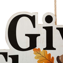 Load image into Gallery viewer, 24"H "Give Thanks" Wooden Yard Stake/Hanging Wall Décor (Two Functions)