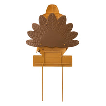 Load image into Gallery viewer, 30"H Thanksgiving Metal Turkey Yard Stake/Hanging Wall Décor (Two Functions)
