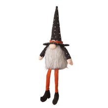 Load image into Gallery viewer, 20"H Halloween Fabric Gnome Sitter Decor