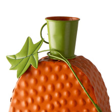 Load image into Gallery viewer, 23.62"H Halloween Metal Jack-O-Lantern with LED Pillar