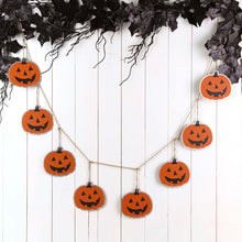 Load image into Gallery viewer, 72"L Halloween Metal Pumpkins Garland