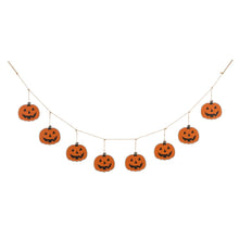 Load image into Gallery viewer, 72"L Halloween Metal Pumpkins Garland
