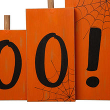 Load image into Gallery viewer, 20"L Halloween Wooden Boo Standing Decor