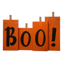 Load image into Gallery viewer, 20"L Halloween Wooden Boo Standing Decor