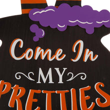 Load image into Gallery viewer, 32"H Halloween Wooden Witch Yard Stake or Standing Decor or Hanging Decor (KD, Three Function)