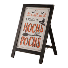 Load image into Gallery viewer, 24"H Halloween Wooden Sanding Easel Sign Decor or Hanging Decor (Two Function)