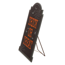 Load image into Gallery viewer, 29"H Halloween Wooden Tombstone Yard Stake or Standing Decor or Hanging Decor (KD, Three Functions)