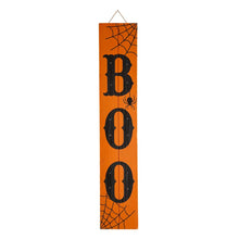 Load image into Gallery viewer, 42"H Lighted Wooden "BOO" Porch Sign Board