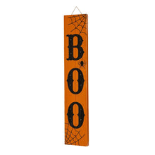 Load image into Gallery viewer, 42"H Lighted Wooden "BOO" Porch Sign Board