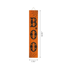 Load image into Gallery viewer, 42"H Lighted Wooden "BOO" Porch Sign Board