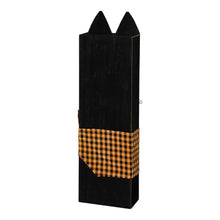 Load image into Gallery viewer, 30"H Lighted Wooden Black Cat Porch Decor