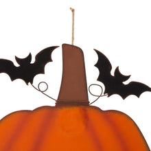 Load image into Gallery viewer, 36"H Lighted Metal Cutout Pumpkin Porch Decor