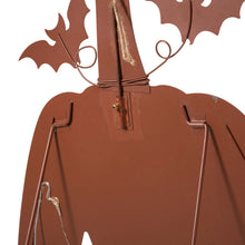 Load image into Gallery viewer, 36"H Lighted Metal Cutout Pumpkin Porch Decor