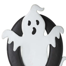 Load image into Gallery viewer, 30"H Halloween Metal Ghost BOO Yard Stake or Hanging Decor, Set of 3 (Two Functions)
