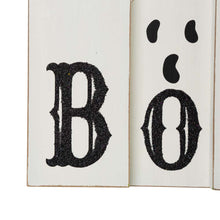 Load image into Gallery viewer, 12"L Halloween Wooden Ghost Table Decor