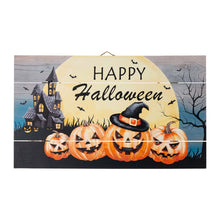 Load image into Gallery viewer, 24"L Halloween Wooden Wall Décor with LED Lights