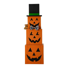 Load image into Gallery viewer, 36"H Double Sided Stacked Wooden Box Porch Decor For Halloween and Fall