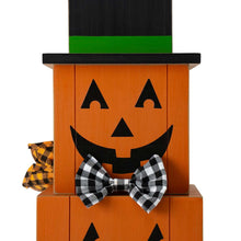 Load image into Gallery viewer, 36"H Double Sided Stacked Wooden Box Porch Decor For Halloween and Fall