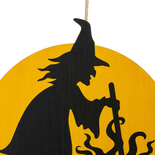 Load image into Gallery viewer, 30"H Halloween Wooden & Metal "Witch is making poison" Yard Stake or Wall Décor (Two Functions)