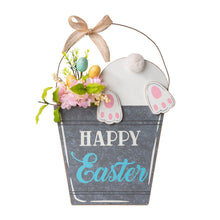 Load image into Gallery viewer, 18"H Easter Wooden Bunny Eggs Wall Décor