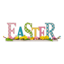 Load image into Gallery viewer, 16"L Wooden "EASTER" Table Decor