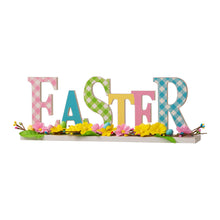 Load image into Gallery viewer, 16"L Wooden "EASTER" Table Decor