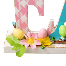 Load image into Gallery viewer, 16"L Wooden "EASTER" Table Decor