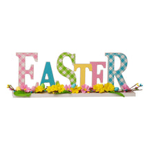 Load image into Gallery viewer, 16"L Wooden "EASTER" Table Decor