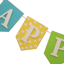 Load image into Gallery viewer, 78"L Wooden "Happy Easter" Garland