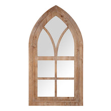 Load image into Gallery viewer, 40.16"H Gothic Style Window Frame Wall Mirror Decor