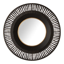 Load image into Gallery viewer, 35"D Vintage Industrial Metal Round Wall Mirror Decor