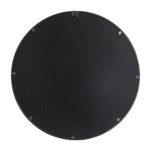 Load image into Gallery viewer, 23.62"D Black Metal Framed Round Wall Mirror