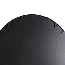 Load image into Gallery viewer, 33.07"H Oversized Black Metal Framed Arched Wall Mirror