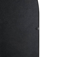 Load image into Gallery viewer, 33.07"H Oversized Black Metal Framed Arched Wall Mirror