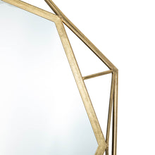 Load image into Gallery viewer, 28.15"D Deluxe Golden Metal Octagonal Wall Mirror