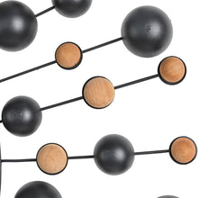 Load image into Gallery viewer, 34.65"D Oversized Metal Framed With Beads Round Wall Mirror