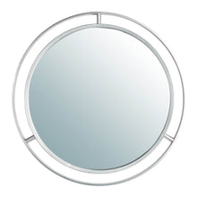 Load image into Gallery viewer, 24"D Deluxe Silver Round Wall Mirror