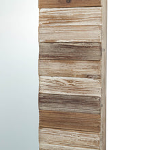 Load image into Gallery viewer, 39.70"H Farmhouse Rectangle Wooden Frame Wall Mirror