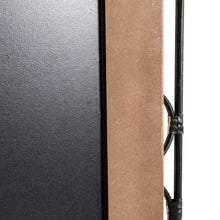 Load image into Gallery viewer, 31"H Traditional Rectangle Wooden And Metal Scroll Wall Mirror