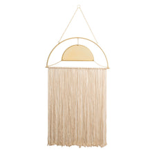 Load image into Gallery viewer, 67.75"H Regency Modern/Boho Mirror With Tassels Hanging Decor