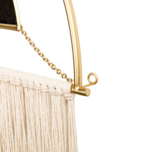 Load image into Gallery viewer, 67.75"H Regency Modern/Boho Mirror With Tassels Hanging Decor